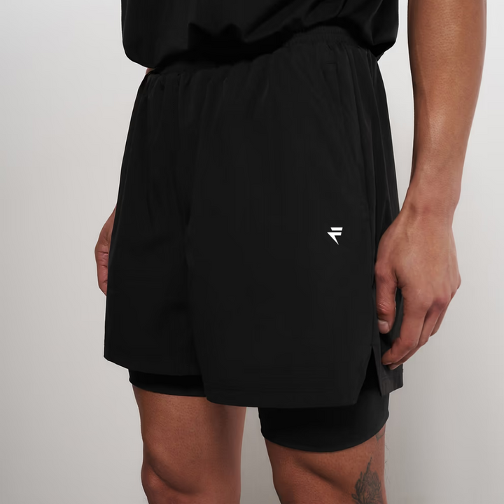 2-in-1 Shorts with Built-in Compression