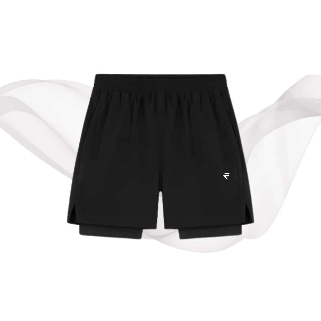 2-in-1 Shorts with Built-in Compression