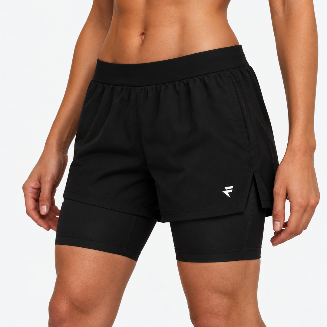 2-in-1 Shorts with Built-in Compression