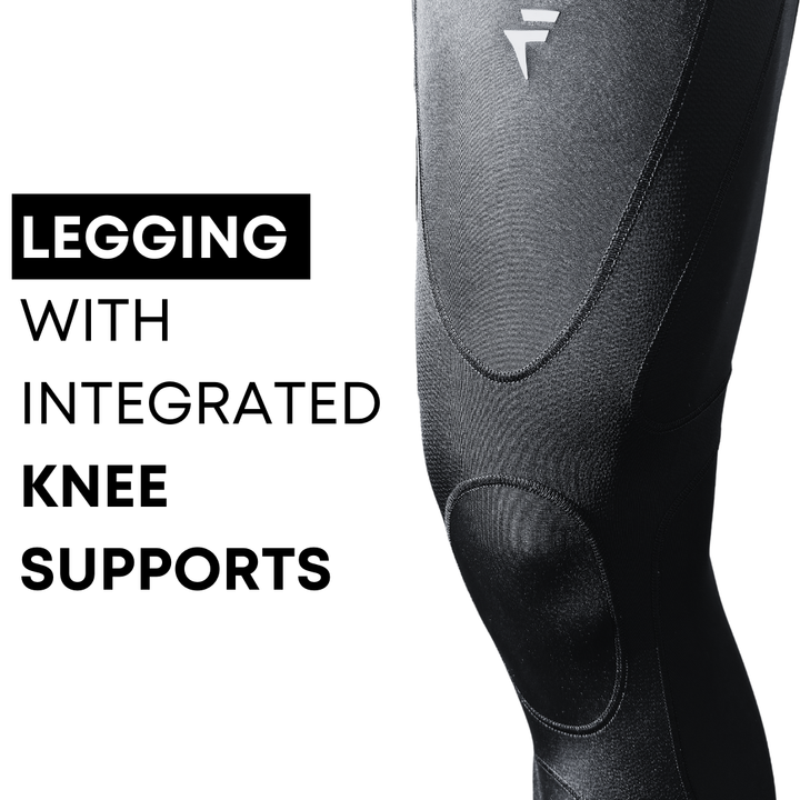 Flytek Leg Compression Legging with Integrated Knee Supports – FLYTEX USA